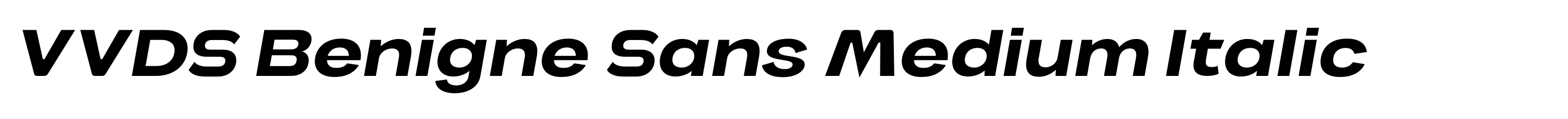 VVDS Benigne Sans Medium Italic